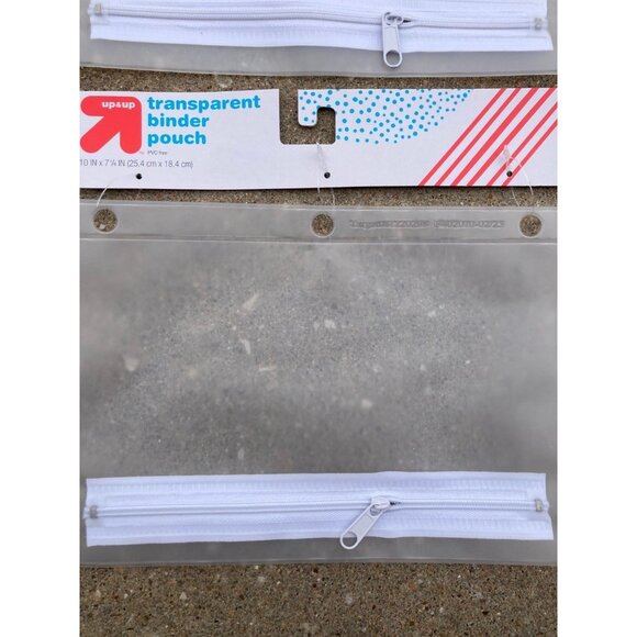 Up and Up Transparent Binder Pouch Clear - Picture 3 of 6